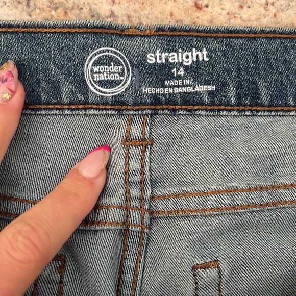 NWT straight distressed jeans shorts - Picture 6 of 6